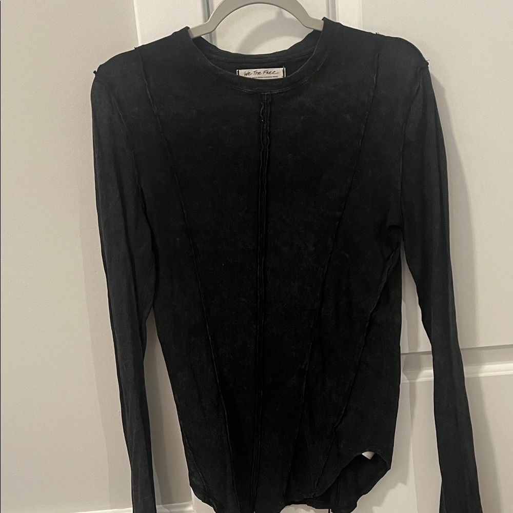 Black Long Sleeve Top